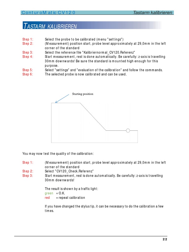 CV120 Stylus Calibration PDF PDF