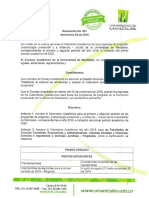 Resolucion N°051 Por Medio de La Cual Se Aprueba El Calendario Academico de Los Programas de Pregrado