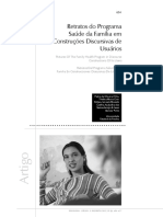 Retratos Do Programa Saude Da Familia em Construcoes Discursivas de Usuarios PDF