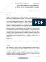 Comunicacion y Estrategia - de La Dualidad Implicita A La Unidad Explicita - Miguel Antezana