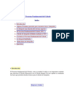 Teorema Fundamental Del Calculo