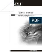 MSI G31M Series Manual PDF