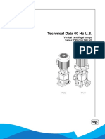 Technical Specs and Performance Data for DPV(S) and DPLHS Vertical Centrifugal Pumps