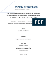 Estrategias Heuristicas y La Resolucion de Problemas Matematicos PDF