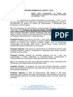 Instrução Normativa 004 2019 FUnC Dispõe Sobre Política de Deslocamento de Professores Da UnC