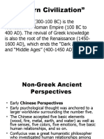 September 12 -Ancient Perspectives & Aristotle