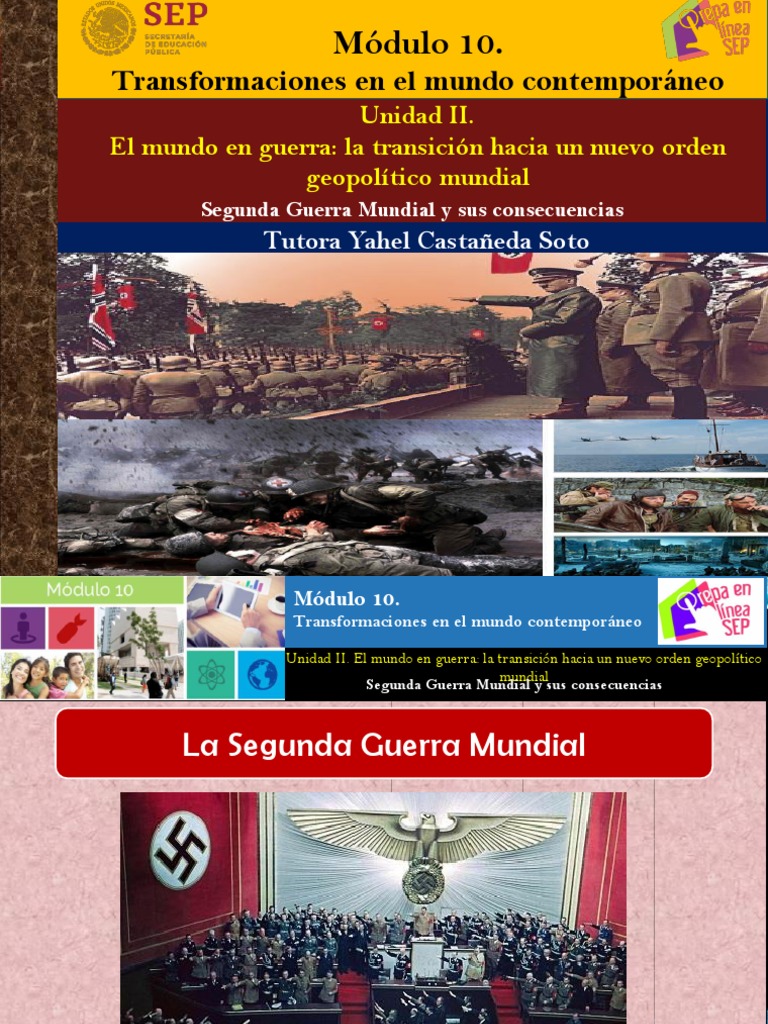 Segunda Guerra Mundial y Sus Consecuencias | PDF | Segunda Guerra ...