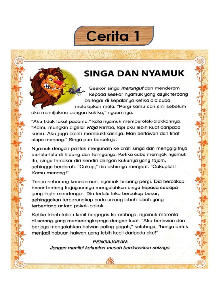Singa Dan Nyamuk Pdf