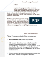 Metode Perancangan Arsitektur I - Pertemuan 2