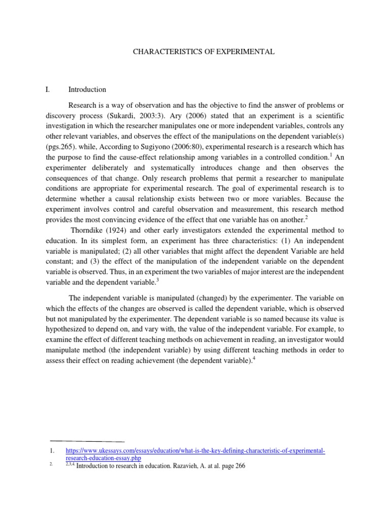 New Introduction To Research | PDF | Experiment | Dependent And ...