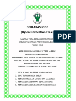 Ikrar Desa Odf