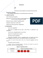 English Iii I. Objective Learning Competencies