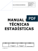 Manual de Técnicas Estadísticas