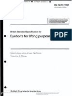BS 4278-Eyebolts For Lifting Purposes PDF