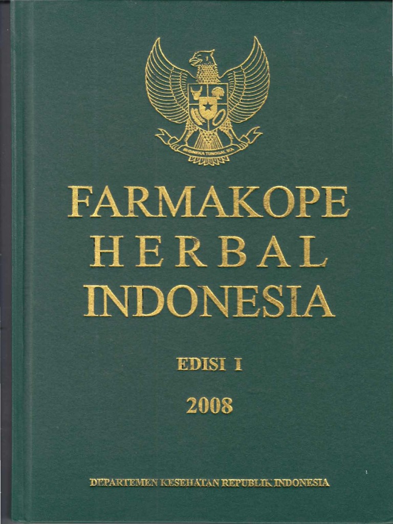 Farmakope Herbal Indonesia Edisi I 2008 Pdf