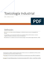 Toxicología Industrial