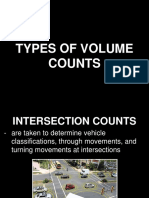Transportation Engineering - Volume Counts