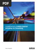 Fundamentals of Multi-Channel: Encoding For Streaming