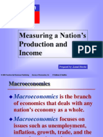 Measuring A Nation's Production and Income: Prepared By: Jamal Husein