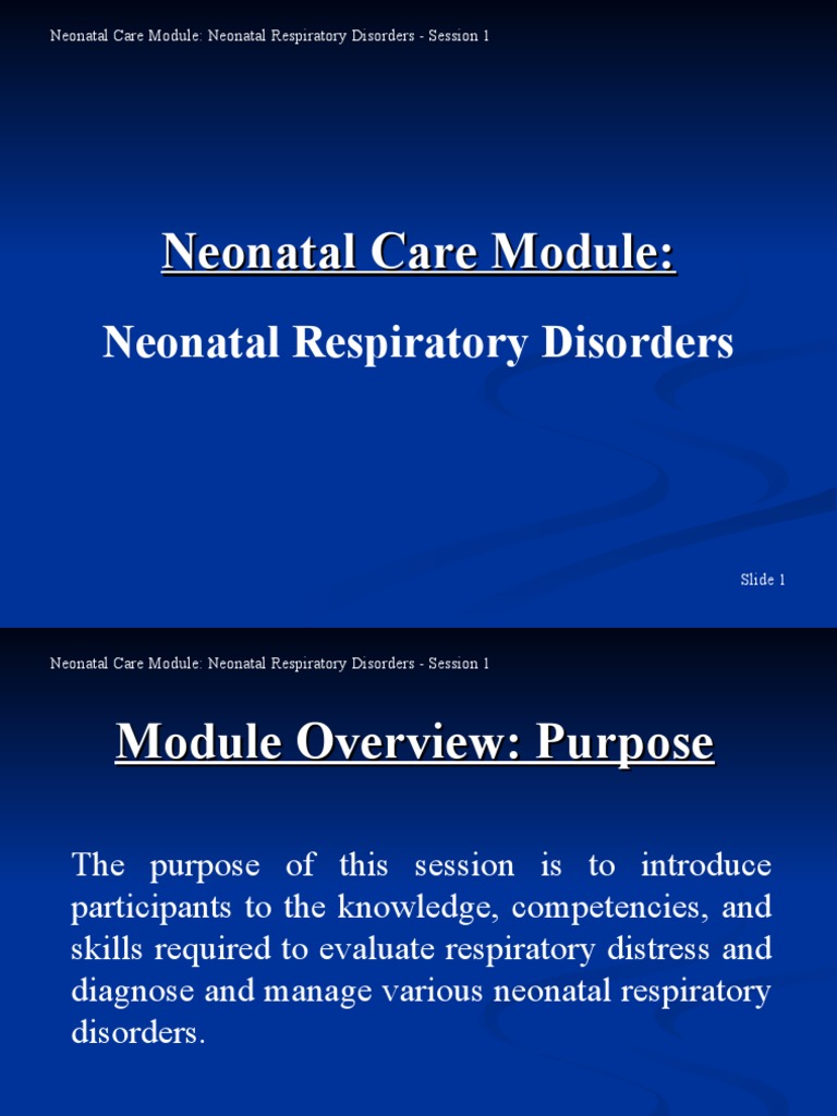 21 Neonatal Respiratory Disorders | PDF | Respiratory Diseases | Pneumonia
