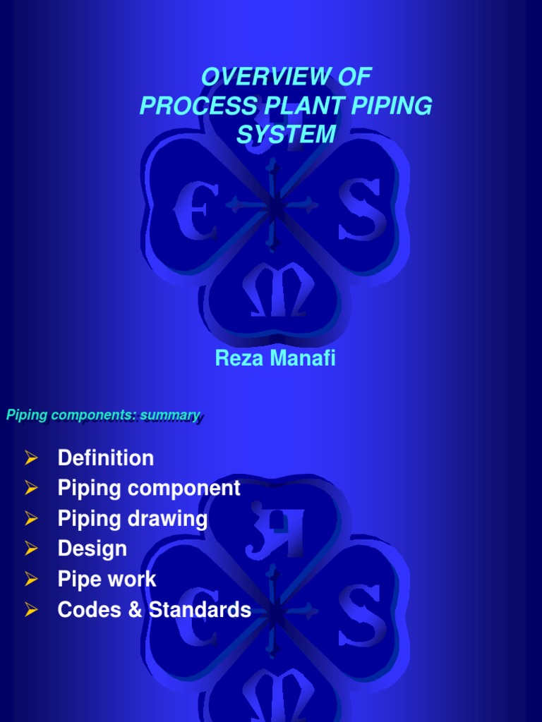 Piping Training Course - Pps | PDF | Valve | Pipe (Fluid Conveyance)