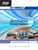 Ambient Accoustic Ceiling Systems - Brochure A4 PDF