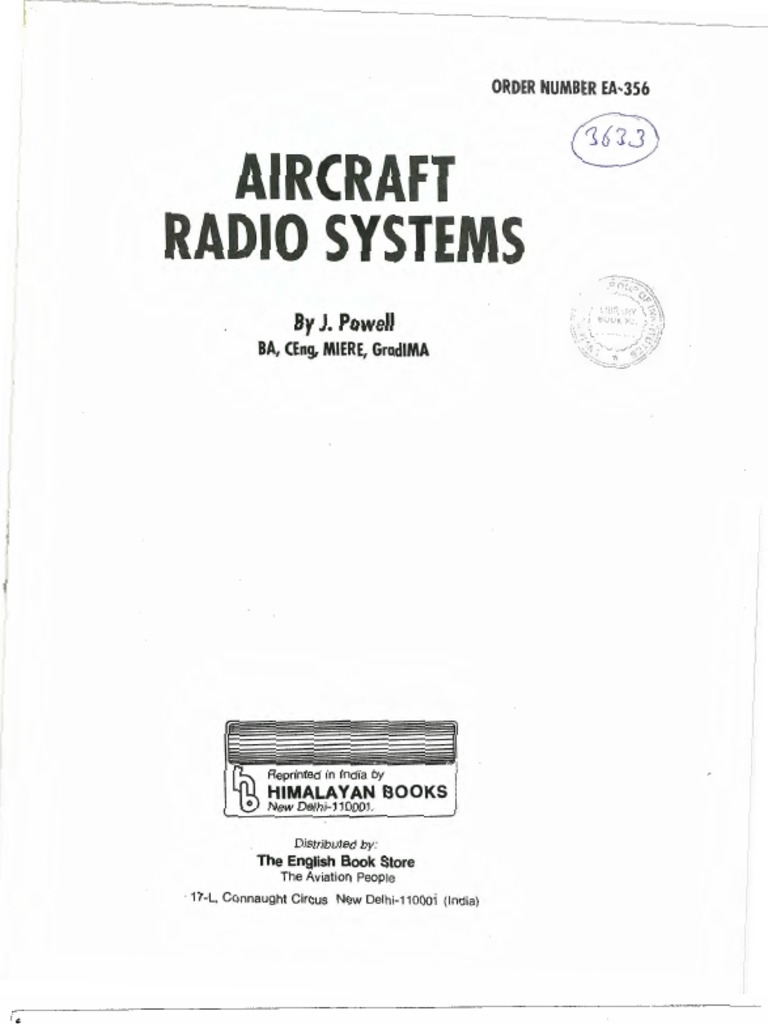 Aircraft Radio System by J Powel PDF PDF Antenna (Radio) Frequency Modulation