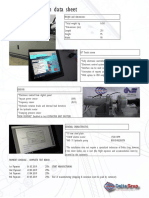 DG2003 Test Bench Data Sheet: Weight and Dimensions