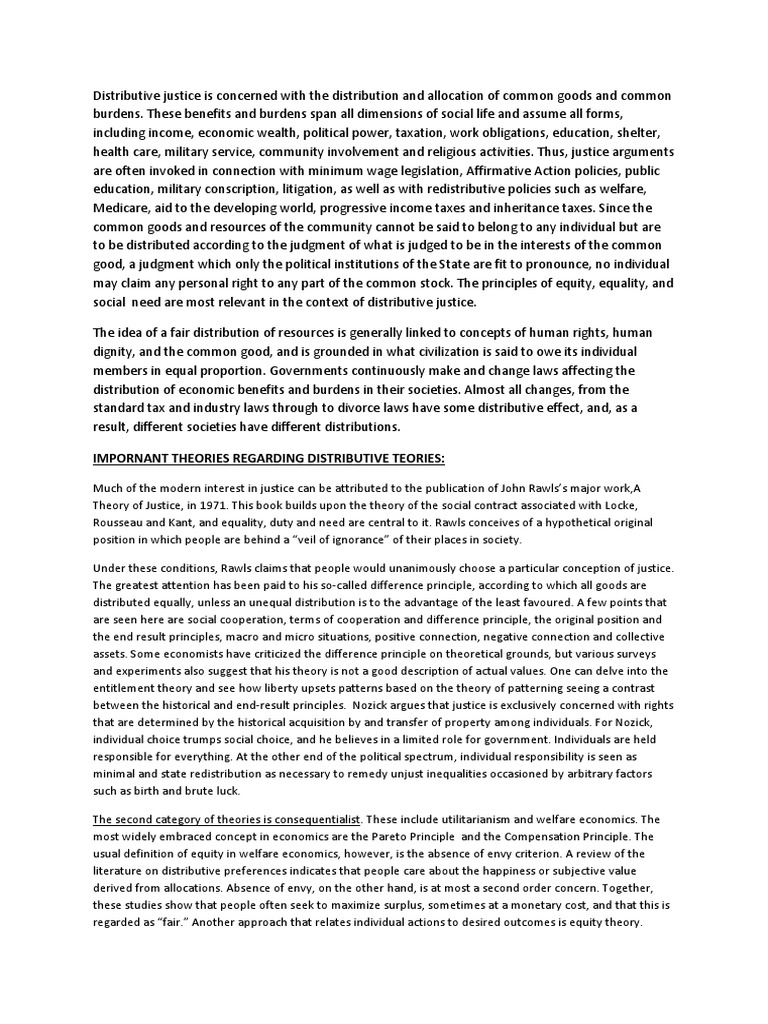 Distributive and Corrective Justice in Indian Perspective. PDF