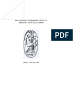 2016 Documents in Minoan Luwian Semitic and Pelasgian PDF