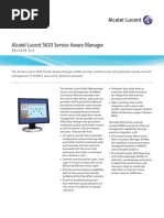 Alcatel-Lucent 5620 Service Aware Manager: Release 8.0