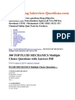 300 Top Fluid Mechanics Multiple Choice Questions With Answers PDF