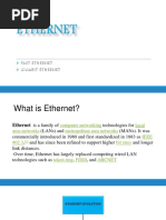 Ethernet: Fast Ethernet Gigabit Ethernet