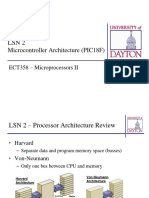 Microcontroller Architecture (PIC18F) : ECT358 - Microprocessors II