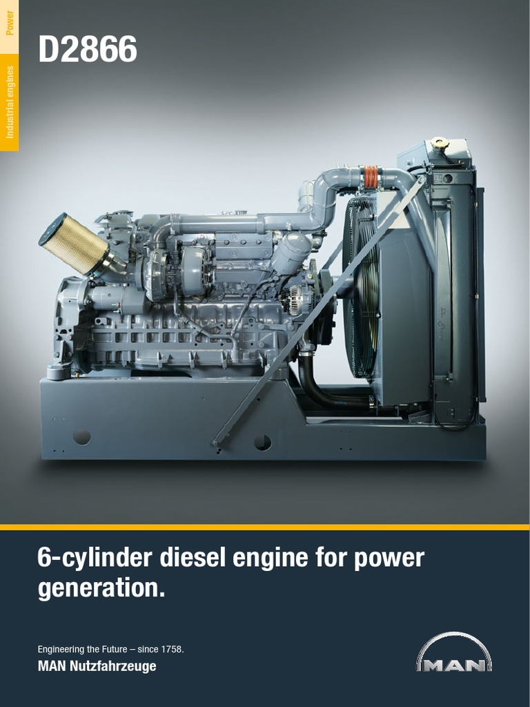 MAN 6-Cylinder Diesel Engine D2866 | PDF | Diesel Engine | Engines