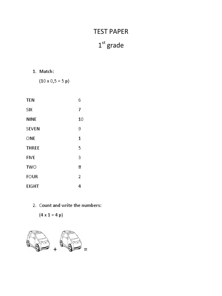 Test Paper | PDF | Teaching Methods & Materials