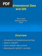 Multidimensional Data and GIS: Steve Kopp Nawajish Noman Esri