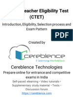 Central Teacher Eligibility Test (CTET) - Introduction