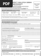 Download Borang Master UMS by imastudent SN40120750 doc pdf