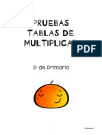 Dossier Pruebas Tablas de Multiplicar PDF