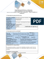 Guía de Actividades y Rúbrica de Evaluación - Fase 2 - Identificación Del Problema