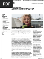 A Hora de Micropolítica