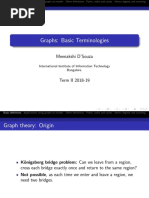 Graphs: Basic Terminologies: Meenakshi D'Souza