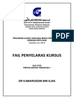 Fail Penyelaras Kursus: DR Kamaruddin Bin Ilias