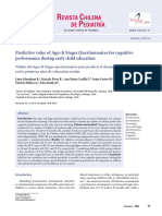 Predictive Value of Ages & Stages Questionnaires for Cognitive