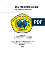 Manajemen Keuangan Vinsen BAB Capital Budgeting Techniques (Pertemuan 10) PDF