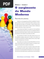 o Surgimento Do Mundo Moderno