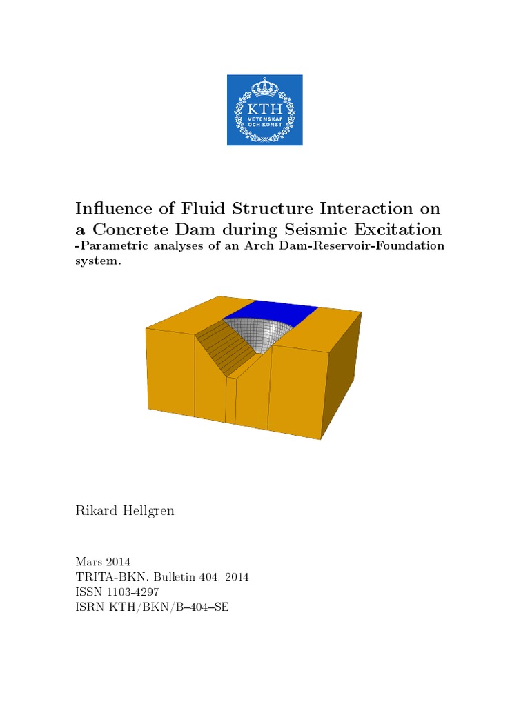 Fluid-Structure Interaction in Arch Dams | PDF | Fluid Mechanics ...