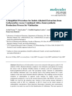 Isolation of Vinca Indole Alkaloids