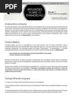Reflexoes Sobre o Evangelho Estudo 1 PDF